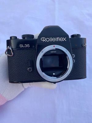 Cámara fotográfica vintage Rolleiflex SL35 negra 35 mm SLR Foto 1 de 4