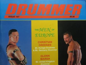 DRUMMER GAY MAGAZINE  THE MEN OF EUROPE SPECIAL 1991 - Picture 1 of 5