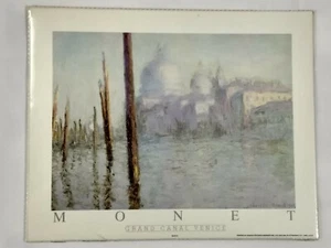 Paper Reprint - Monet - Grand Canal Venice - Summit Art 8"x10" 2003 Sealed - Picture 1 of 2