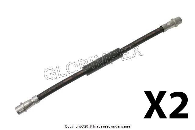 PORSCHE BOXSTER CAYMAN (2005-2012) Brake Hose REAR LEFT AND RIGHT (2) GENUINE  - Image 1 of 1