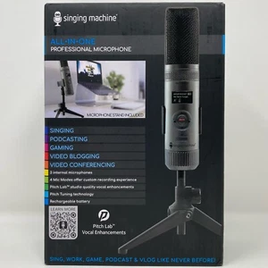 The Singing Machine All-In-One Professional Microphone SMM2097 - Black - Picture 1 of 13