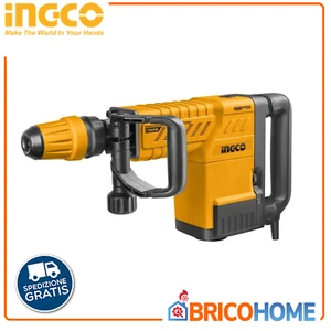 Martello demolitore INGCO SDS-MAX 1500W in valigetta + 2 scalpelli - Foto 1 di 3
