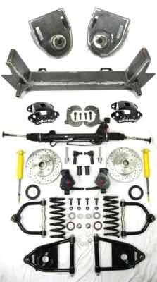 1948 1952 Ford Truck Mustang II Power Front End Suspension 2" Drop Black Wilwood - Imagem 1 de 4