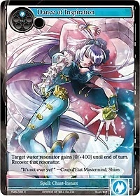 Dance of Inspiration [TMS-035] Near Mint - Force of Will single - Image 1 of 1