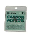 Drennan Carbon Match Micro Barbed Spade End Hooks size 14