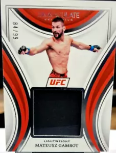 Parche reliquia Panini Immaculate UFC Mateusz Gamrot 2023 #84/99 ligero J995 - Imagen 1 de 2