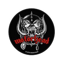 MotorHead Patch Warpig Band Logo Official Circular Woven (10cm)