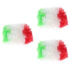 3pcs National Flag Costume Wig Party Clown Masquerade Wig for Adults Carnival