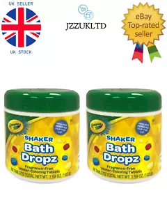 Crayola Bath Dropz Water Colouring 60 Tablets, Pack Of 2 - UK SELLER - Picture 1 of 4