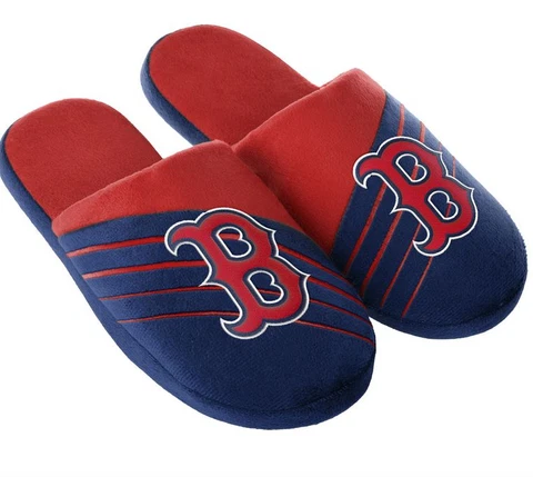 Boston Red Sox MLB Mens Slide Slippers Big Logo Cover