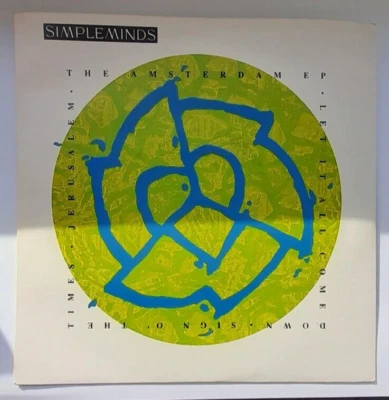 SIMPLE MINDS - THE AMSTERDAM 3 Track EP - 7" VINYL UK 1989 - Image 1 of 4