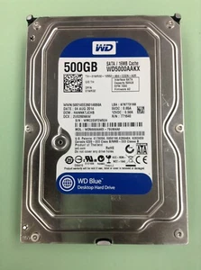Disco duro Western Digital 500 GB SATA 3,5 - WD5000AAKX-75U6AA0, DCM:HANNKTJCHB - Imagen 1 de 2