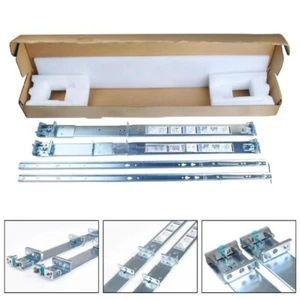 Dell PowerEdge R320 R420 R620 R630 R640 1U Static Ready Rail Rails Kit 053D7M - Picture 1 of 10