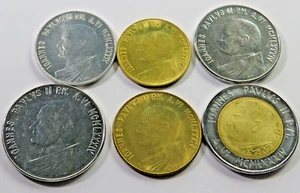 Vatican City Set of Six 1984 coins, KM 177-182 Year of Peace - Picture 1 of 2