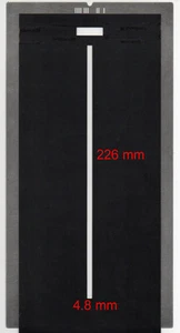Film holder for Imacon/Hasselblad Flextight scanners, 4.8x226mm for 8mm film. - Picture 1 of 4