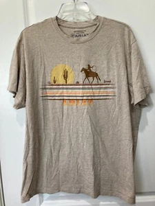 Ariat Camicia Donna XL Cowgirl Tramonto Corda Lariat Fidanzato Vestibilità - Foto 1 di 5