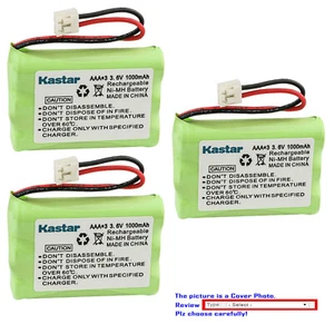 Kastar Ni-MH 1000mAh Battery Replace for Vtech BT930 SD7501 ia5829 ia5839 ia5849 - Picture 1 of 9