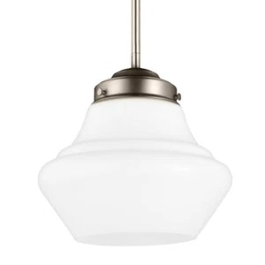 Feiss Lighting P1404SN-LED Alcott Pendant Light, Satin Nickel - Picture 1 of 1