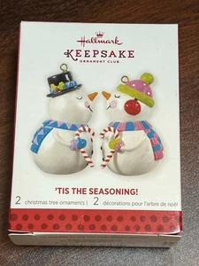 Hallmark Keepsake ‘Tis The Seasoning! Set Of 2 Mrs Salt Mr. Pepper 2013 - Picture 1 of 2
