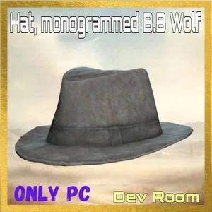 Fallout 76 Teile Mütze, Monogrammiert B.B Wolf (Dev Room) - Bild 1 von 1
