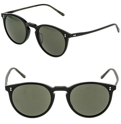 OLIVER PEOPLES OV5183S O'Malley Sun 5183 Black G15 POLARIZED Glass Sunglasses - Image 1 of 4