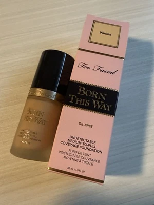 Too Faced Born This Way Foundation - VANILLA - Full Size 1oz / 30ml BNIB - Image 1 of 4