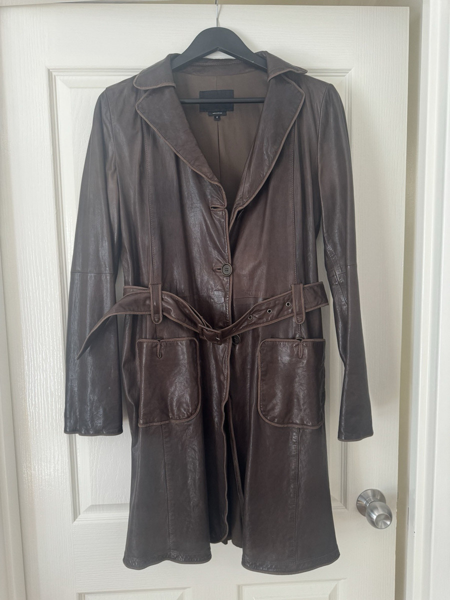 Emporio Armani Leather Outer Shell Coats, Jackets & Vests Emporio Armani Leather Outer Shell Coats, Jackets & Vests
