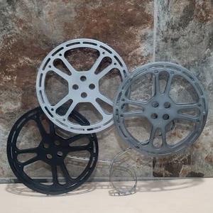 Vintage Filmabend Heimkino Wandbild Filmrollen Männerhöhle - Bild 1 von 9