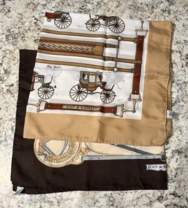 zwei Jean de Bahrein Vintage Schals; beide in gutem Zustand - Bild 1 von 14