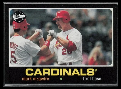 2002 Upper Deck Vintage Mark McGwire St. Louis Cardinals #154 - Image 1 of 2