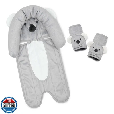 Travel Bug Baby and Toddler 3-Piece Head Support and Strap Covers Set for Car - Image 1 of 4