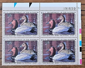 RW60 1993 US Federal Duck Stamp MNH Plate Block FREE SHIPPING - Picture 1 of 2