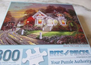300 Piece Keith Brown Art Puzzle "Down the Lane" 18" x 24" - Picture 1 of 5