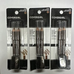 3er Set COVERGIRL Easy Breezy BROW Fill + Define #510 SOFT BROWN - Bild 1 von 1