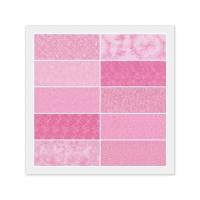 PINK FLAMINGO 100% Cotton Fabric - 10 FAT QUARTERS or 20 Strip JELLY ROLL - Image 1 of 4