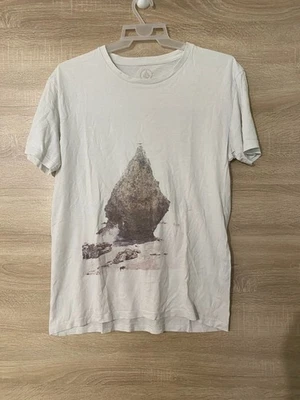 Volcom men's white cotton T-shirt size L - Image 1 of 4