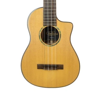 Cordoba 35T-CE S cutaway electric/acoustic tenor ukulele with gigbag - Image 1 of 4