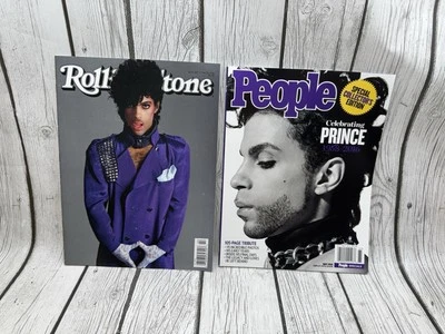 PRINCE Magazine LOT, Rolling Stone & People  Tribute Issues - Image 1 of 4
