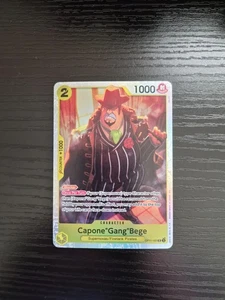 One Piece A Fist of Divine Speed - Capone "Gang" Bege (SR) - OP11-101 - Imagen 1 de 2
