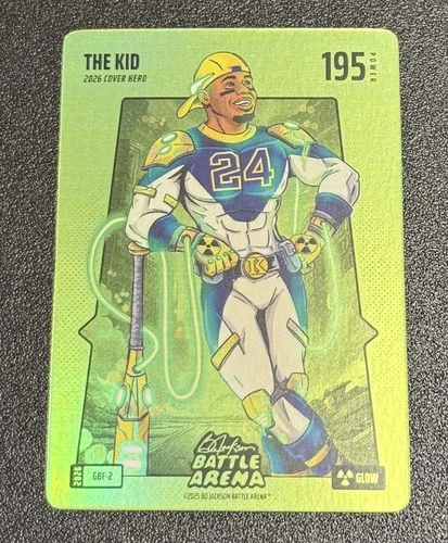 2026 Bo Jackson Battle Arena GLOW BATTLEFOIL KEN GRIFFEY JR THE KID SSP