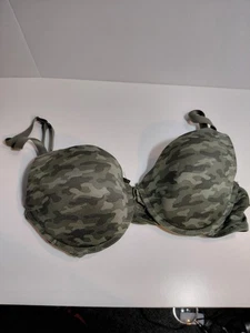 Camo Bra Size 34B Army Green Bra Pushup Wired BinO - Bild 1 von 6