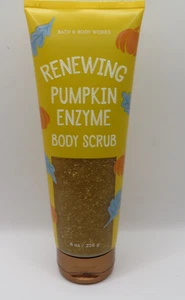 Exfoliante corporal Bath and Body Works renovadora enzima calabaza 8 oz raro - Imagen 1 de 5