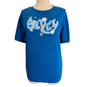 Camiseta túnica Torrid talla grande 2 azul dibujos animados perro cachorro gran tamaño cuello redondo - Imagen 1 de 3