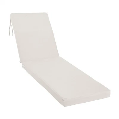 6PCS Outdoor Chaise Lounge Cushion Pad 3" Thick Foam Patio Chair Mat Waterproof - Image 1 of 4