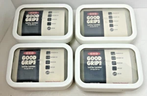 4 NEW Oxo Good Grips Lock Top Storage Containers 3.8 Cups 1117780 BPA Free - Picture 1 of 9
