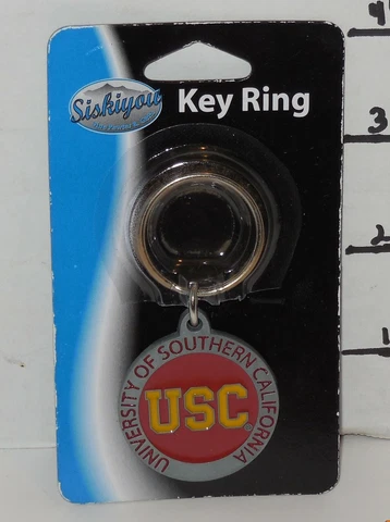 University Of Southern California USC Trojans Pewter Key Ring By Siskiyou Gifts Cover