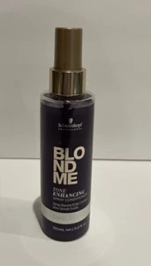 Schwarzkopf BlondMe Tone Enhancing Spray Conditioner for Cool Blondes 5 oz 150ml - Picture 1 of 7