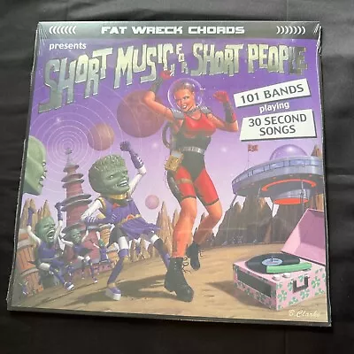 Short Music For Short People 12" Color 25th Anniversary Fat Wreck Chords *SEALED - Image 1 of 2