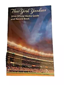 New York Yankees 2016 Offizieller MLB Medienführer Schallplattenbuch Softcover - Bild 1 von 2