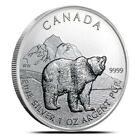 2011 Canada $5 Fine Silver Grizzly - 1 oz. fine 